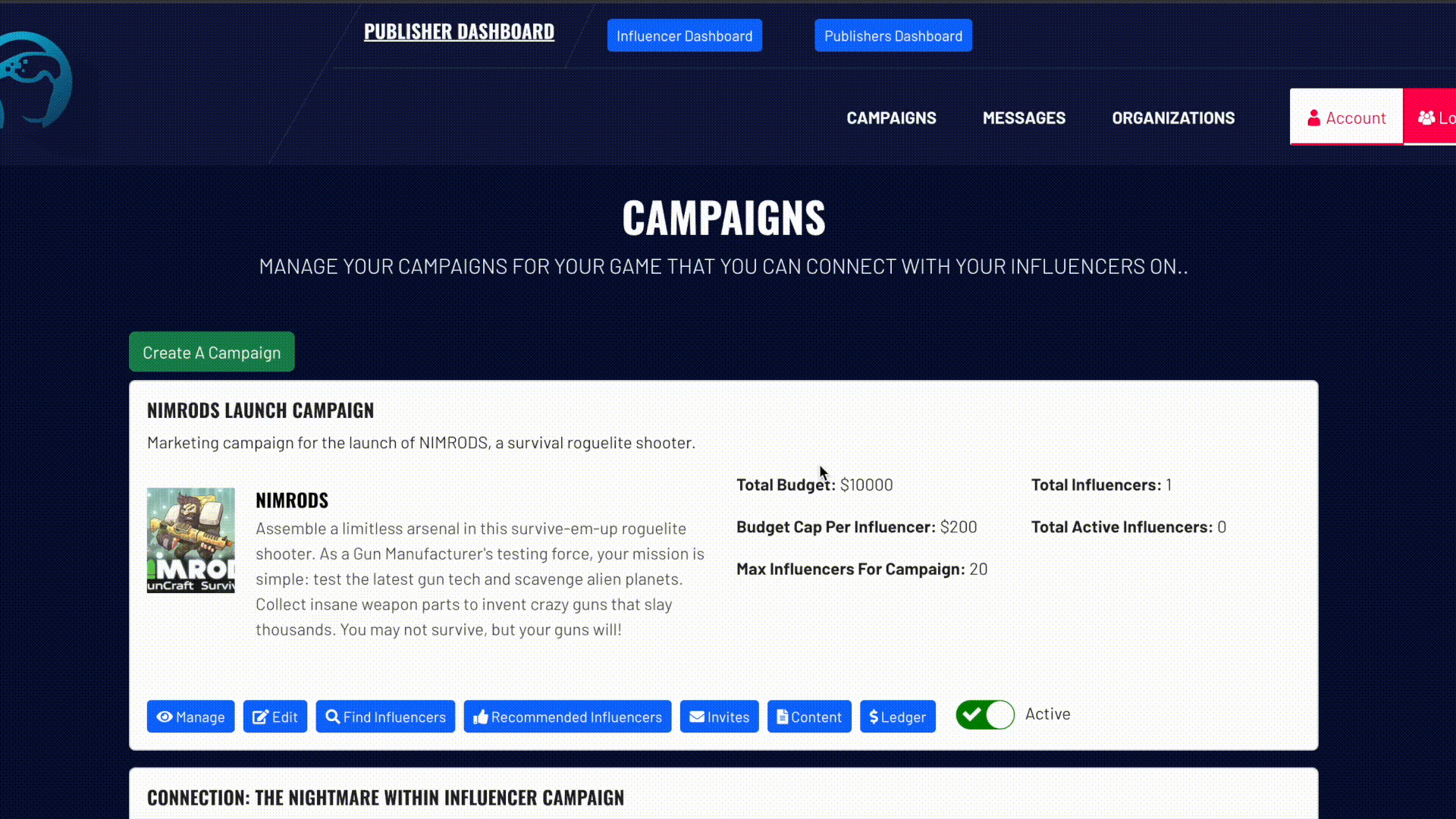 Outreach Interface